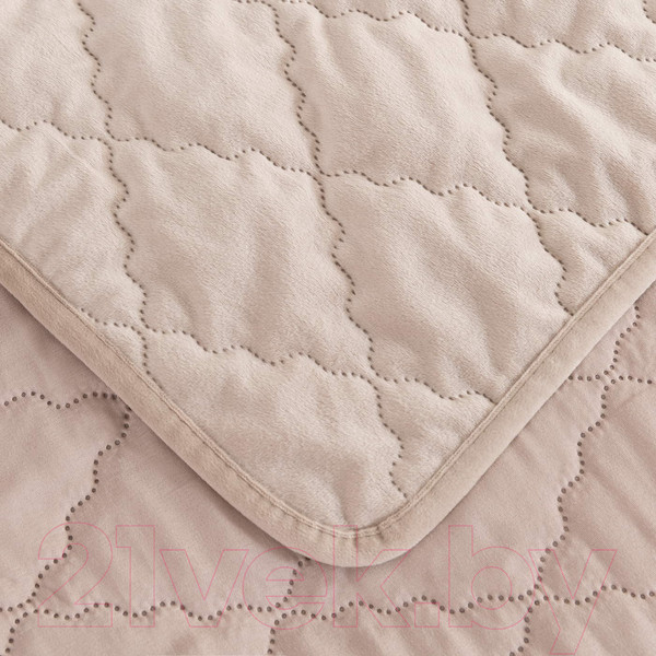 Изображение товара Набор текстиля для спальни Sofi de Marko Деметра 240х260 / Пок-5303Сб-240х260 (светло-бежевый)