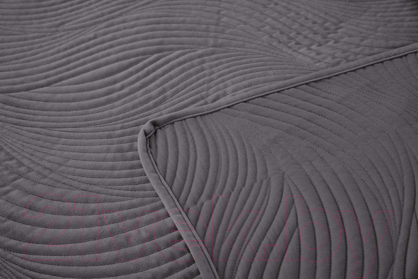 Изображение товара Набор текстиля для спальни Sofi de Marko Жизель 240х260 / Пок-ЖЛ9-240х260 (антрацит)