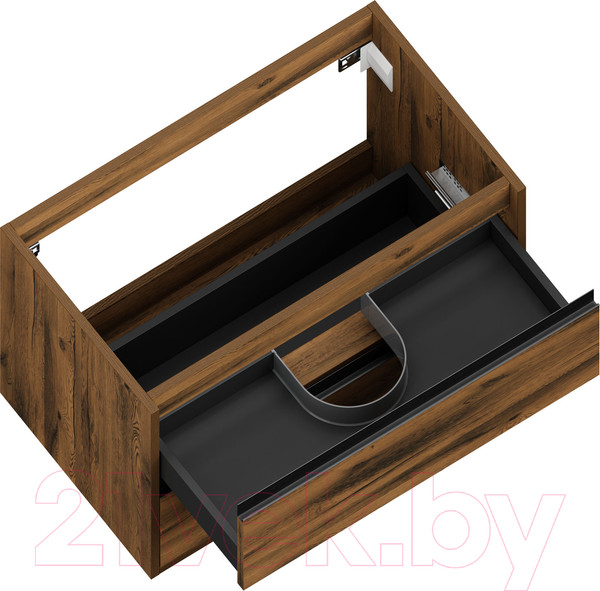 Изображение товара Тумба под умывальник ЗОВ Парма 60 / P60LA0MAMC1B-LDSPA (аттик)