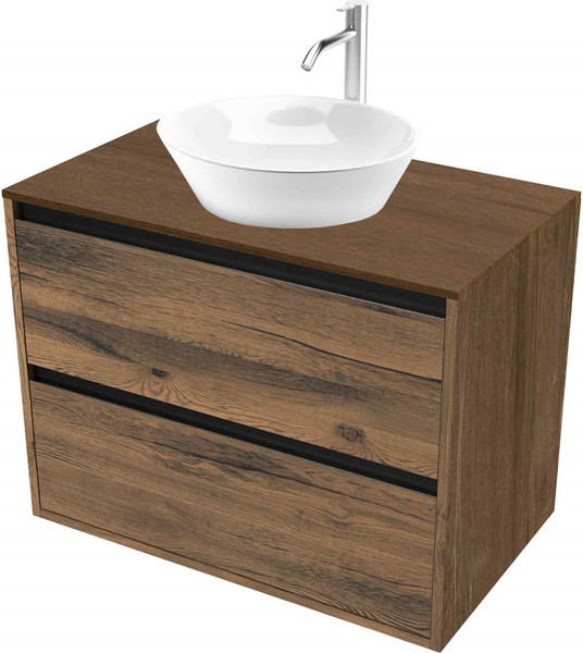 Изображение товара Тумба под умывальник ЗОВ Парма 60 / P60LA0MAMC1B-LDSPA (аттик)