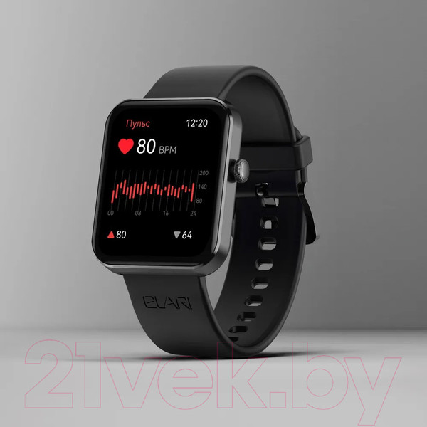Изображение товара Умные часы Elari Watch Lite / KP-N1 (черный)