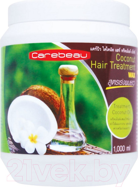 Изображение товара Маска для волос Carebeau Восстанавливающая с кокосовым маслом (500мл)