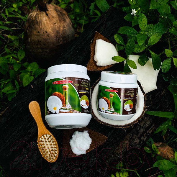 Изображение товара Маска для волос Carebeau Восстанавливающая с кокосовым маслом (500мл)