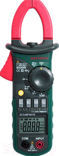 Изображение товара Клещи токоизмерительные Mastech MS2008B (59358)