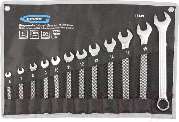 Изображение товара Набор ключей Gross 15149