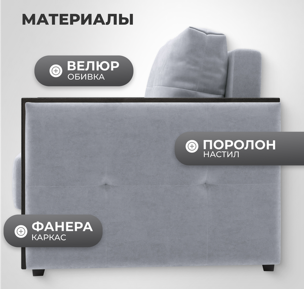 Изображение товара Кресло-кровать Mio Tesoro Валенсия (Velutto 52)