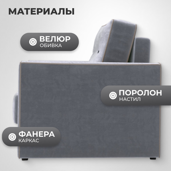 Изображение товара Кресло-кровать Mio Tesoro Атлантикс (Velutto 52)