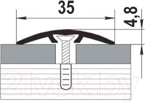 Изображение товара Порог Best Profile В2Л 1.8/П14 (ривьера айс)