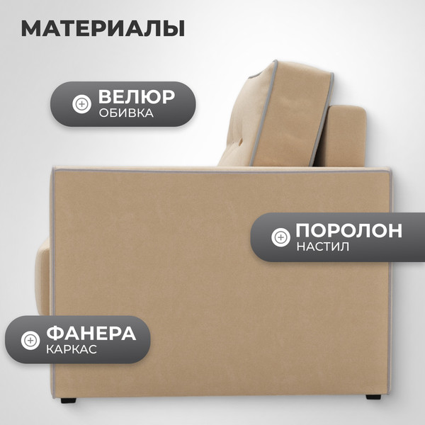 Изображение товара Кресло-кровать Mio Tesoro Атлантикс (Velutto 59)