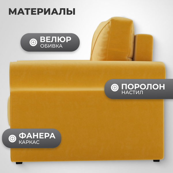 Изображение товара Кресло-кровать Mio Tesoro Имола (Velutto 56)