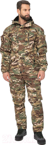 Изображение товара Костюм для охоты и рыбалки Huntsman Горка 5 Деми -5 Смесовая Рип-Стоп Мультикам (р-р 60-62/170-176)