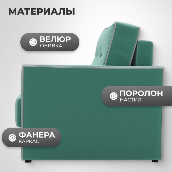 Изображение товара Кресло-кровать Mio Tesoro Атлантикс (Velutto 71)