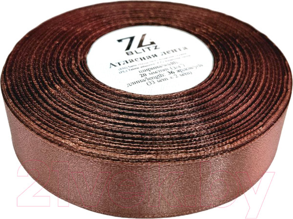 Изображение товара Лента декоративная Blitz Sew №100 (20мм, темно-коричневый)