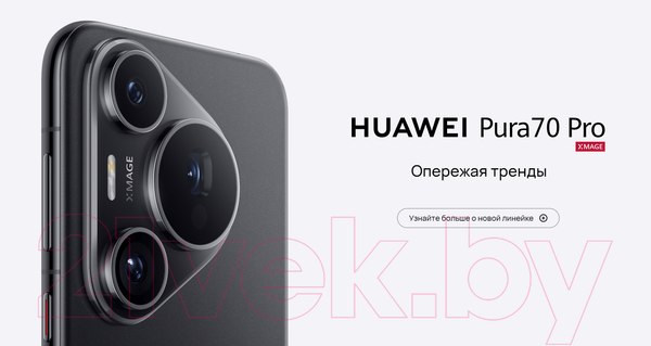 Изображение товара Смартфон Huawei Pura 70 Pro 12GB/512GB HBN-LX9 / 51097VXS (черный)