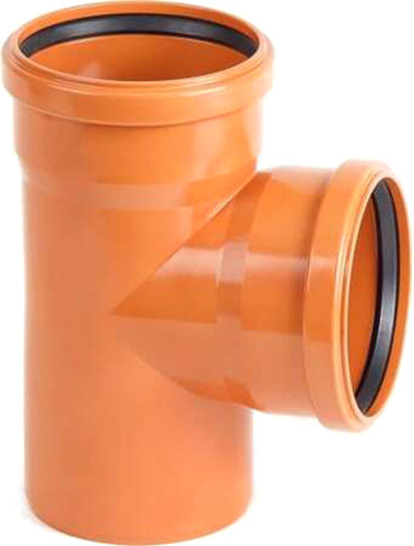 Изображение товара Тройник наружной канализации Хемкор ПВХ Ду 160x160 / 2491093