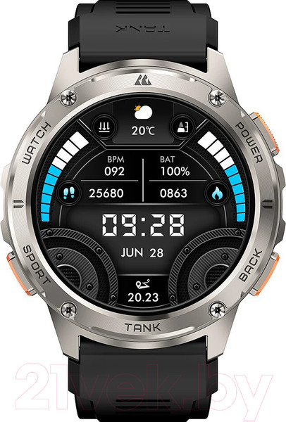 Изображение товара Умные часы Kospet Tank T3 / KOS-T3-S (серебристый)