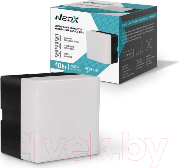 Изображение товара Соединитель линейных светильников Neox ДБО-КВ-Line / 4690612039701