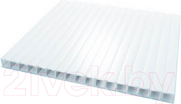 Изображение товара Сотовый поликарбонат TitanPlast T 2100x6000x4мм 0.44кг/м2 (молочный)