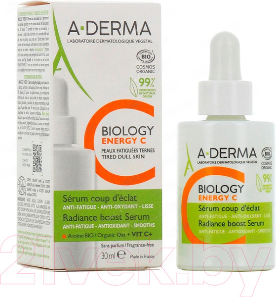 Изображение товара Сыворотка для лица A-Derma Biology Energy C придающая сияние (30мл)