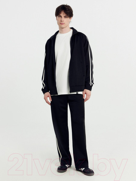 Изображение товара Штаны Mark Formelle 181251 (р.90-170/176, черный/светло-молочный)