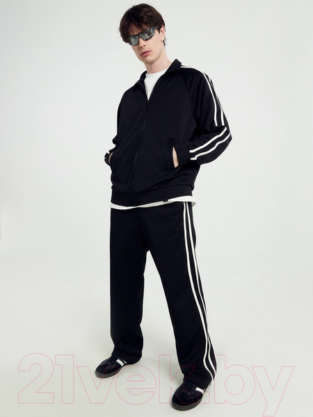 Изображение товара Штаны Mark Formelle 181251 (р.102-182/188, черный/светло-молочный)