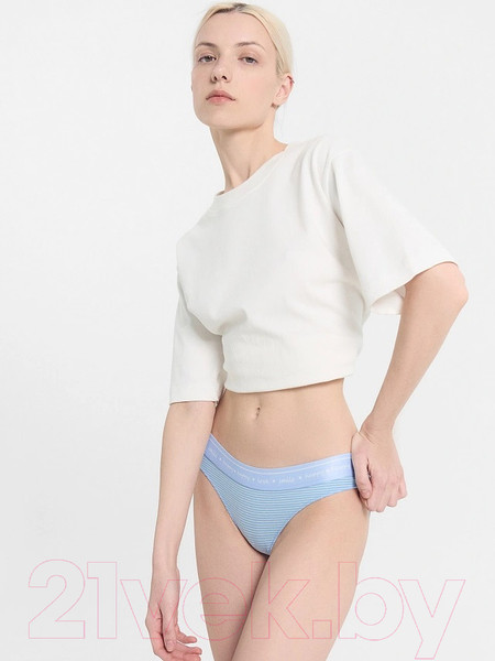 Изображение товара Комплект женских трусов Mark Formelle 412298-3 (р.98, полоска на голубом)