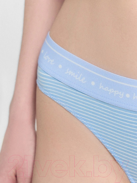 Изображение товара Комплект женских трусов Mark Formelle 412298-3 (р.106, полоска на голубом)
