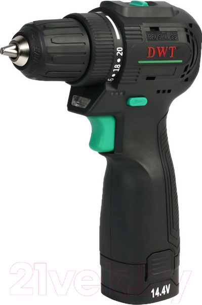 Изображение товара Аккумуляторная дрель-шуруповерт DWT ABSP-14.4