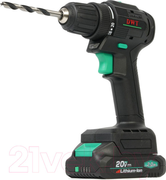Изображение товара Аккумуляторная дрель-шуруповерт DWT ABSP-20