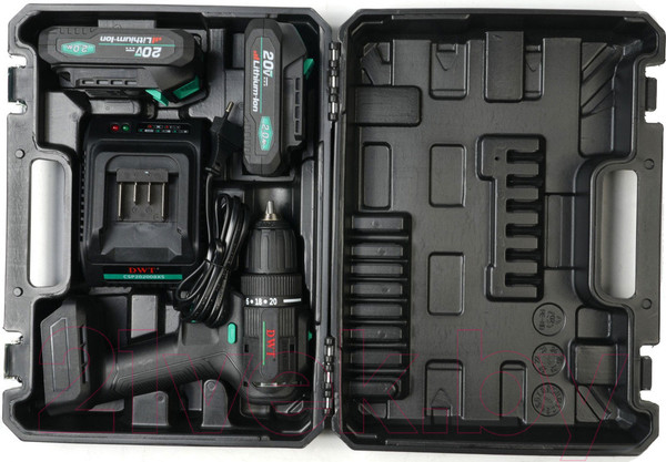 Изображение товара Аккумуляторная дрель-шуруповерт DWT ABSP-20