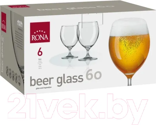 Изображение товара Набор бокалов Rona Beer Glass 60 6716/600 (6шт)