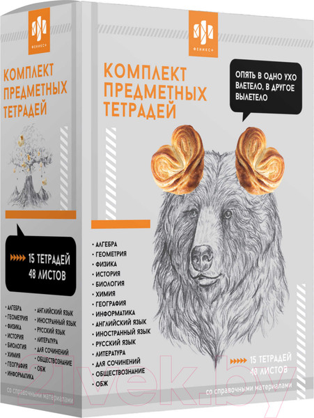 Изображение товара Набор предметных тетрадей Феникс+ Яркие детали / 67787