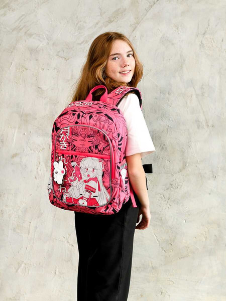 Изображение товара Школьный рюкзак Феникс+ Розовая девушка / 64144