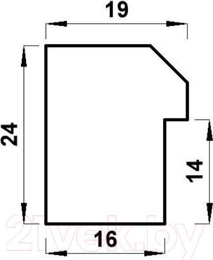 Изображение товара Рамка Мирам 640021-17 (40x60)