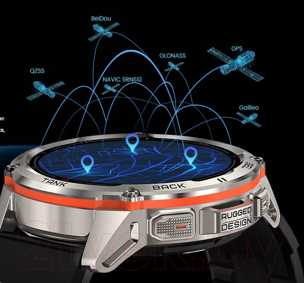 Изображение товара Умные часы Kospet Tank T3 Ultra / KOS-T3Ultra-B (черный)