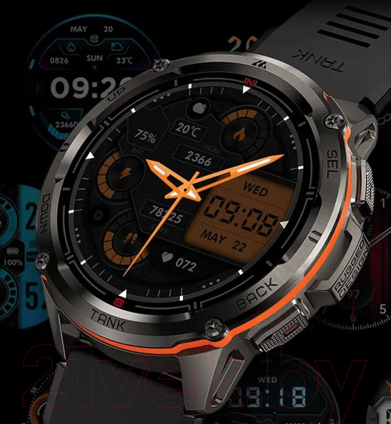 Изображение товара Умные часы Kospet Tank T3 Ultra / KOS-T3Ultra-B (черный)