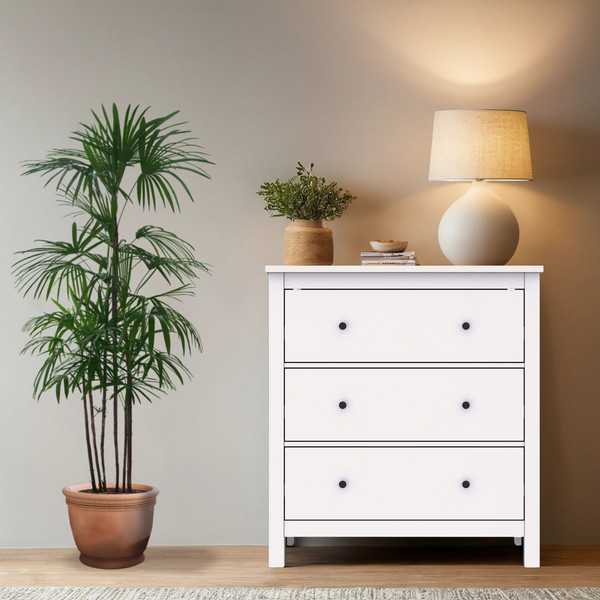 Изображение товара Комод Mio Tesoro Сага 3 ящика 2.08.02.020.1 (белый)