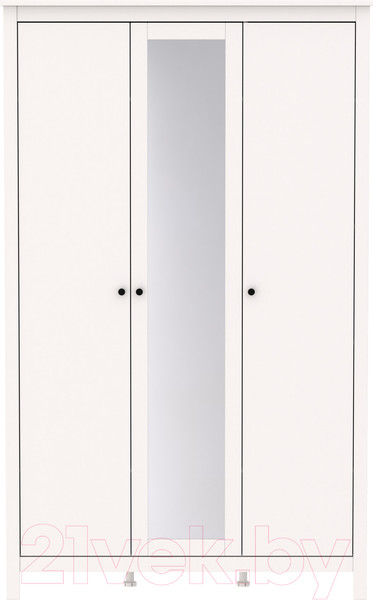 Изображение товара Шкаф Mio Tesoro Сага 3 двери 2.08.01.040.1 (белый)