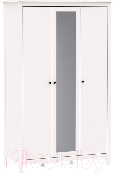 Изображение товара Шкаф Mio Tesoro Сага 3 двери 2.08.01.040.1 (белый)