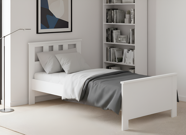 Изображение товара Односпальная кровать Mio Tesoro Сага 90x200 2.08.04.050.1 (белый)