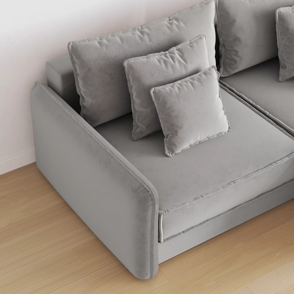 Изображение товара Диван угловой Mio Tesoro Кросби М101 (Velutto 52)