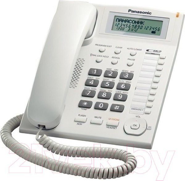 Изображение товара Проводной телефон Panasonic KX-TS2388UAW
