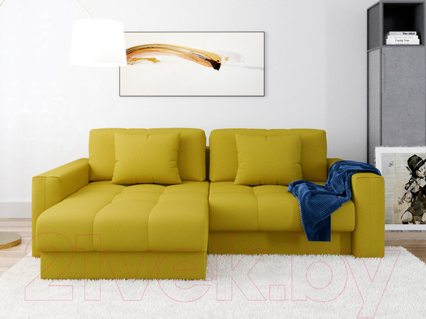 Изображение товара Диван угловой Mio Tesoro Кастел М101 (Velutto 56)