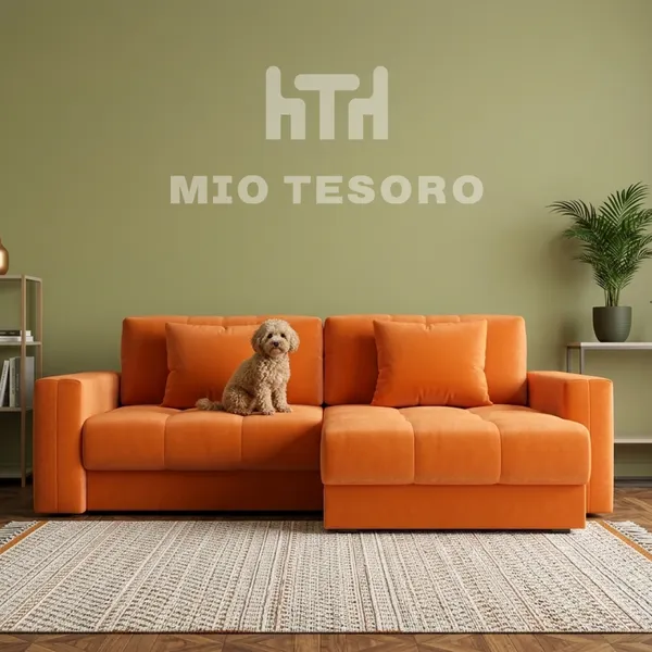 Изображение товара Диван угловой Mio Tesoro Кастел М101 (Velutto 60)