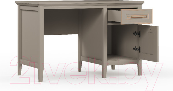 Изображение товара Письменный стол Black Red White Classic BIU1D1S (глиняный серый)