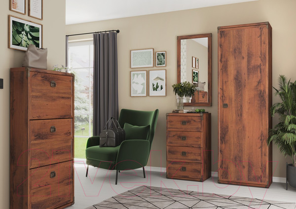 Изображение товара Письменный стол Black Red White Loft BIU/130 (дуб вотан/черный)