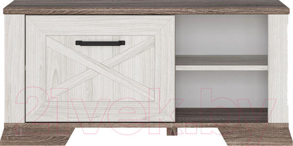 Изображение товара Тумба в прихожую Black Red White Marselle SFK1B (ясень снежный/дуб сонома темный)