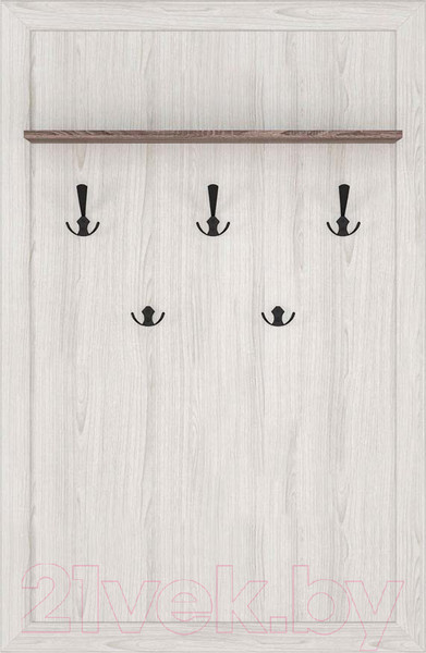 Изображение товара Вешалка для одежды Black Red White Marselle WIE/96 (ясень снежный/дуб сонома темный)