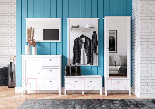 Изображение товара Вешалка для одежды Black Red White Ewa WIE/80 (белый)