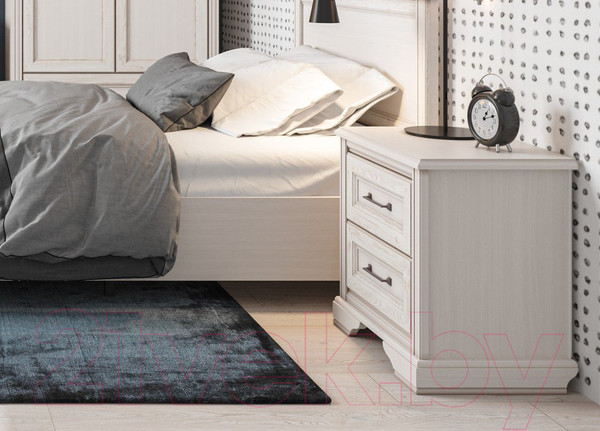 Изображение товара Прикроватная тумба Black Red White Stylius B169-KOM2S (лиственница сибирская)